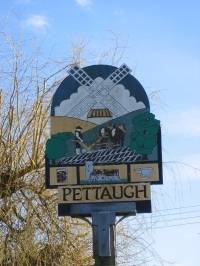 Pettaugh village sign